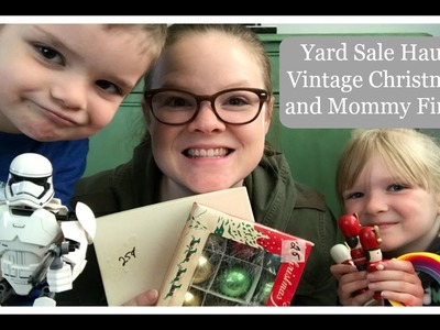 Yard Sale Haul: Vintage Christmas and Clothing For Mom