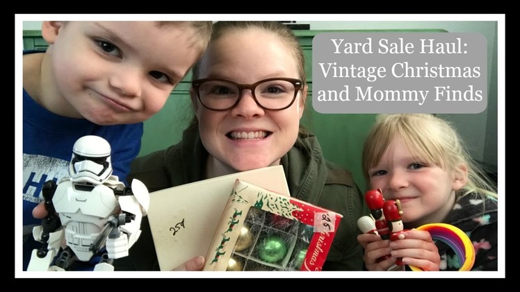 Yard Sale Haul: Vintage Christmas and Clothing For Mom