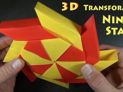 3-D Transforming Ninja Star by Ray Bolt (No Music)