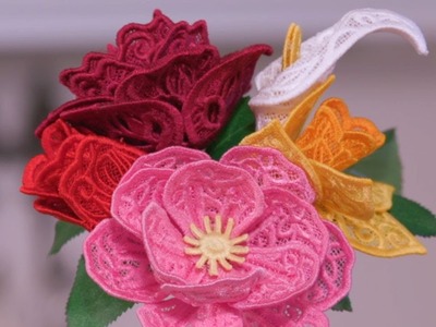 3D Freestanding Lace Flowers
