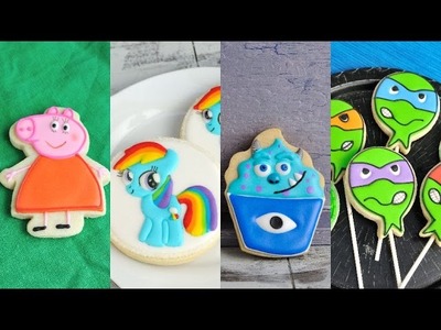 AMAZING DECORATED COOKIES, MY LITTLE PONY, PEPPA PIG, SULLY, NINJA from HANIELA'S