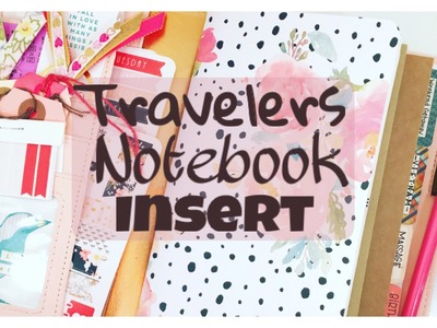 August Travelers Notebook Insert | MommyLhey's August Littlebits | ScrapbookwithKim