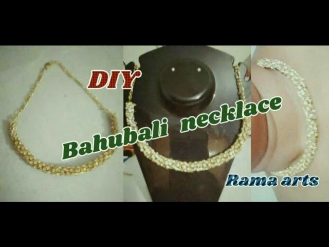 Bahubali necklace - making of sivagamini necklace | jewellery tutorials