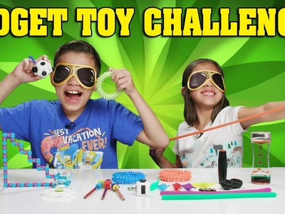 BLINDFOLDED FIDGET TOY CHALLENGE!!! Kids React to Fidget Toys!