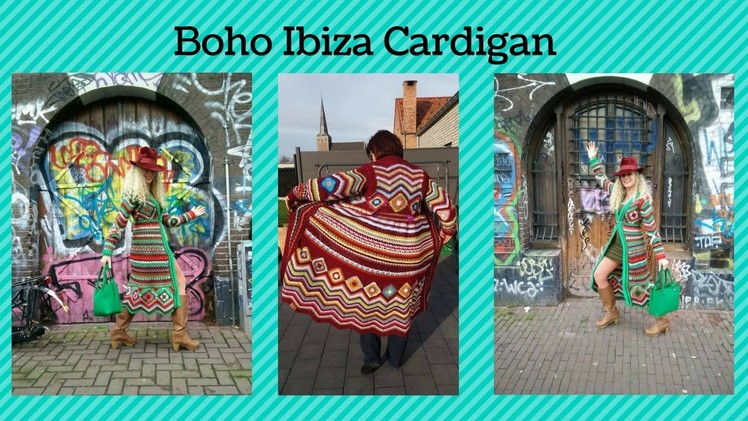 Boho Ibiza Cardigan ENGLISH part 2