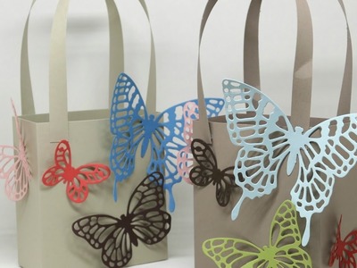 Butterfly Bag using Stampin' Up! Thinlits