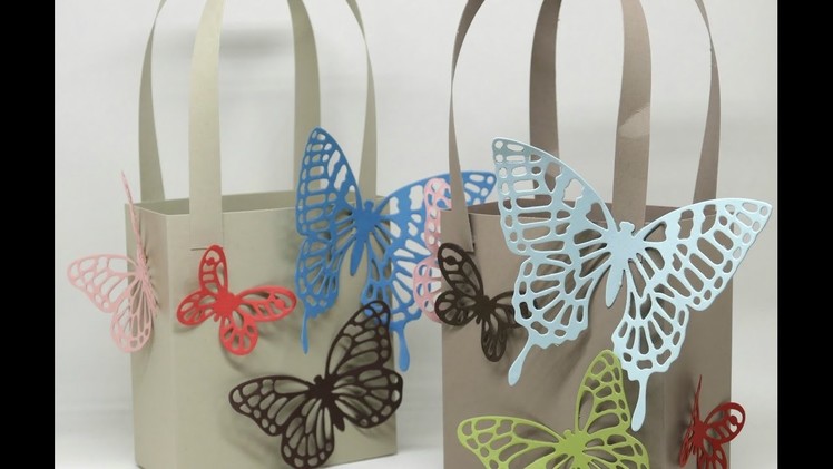 Butterfly Bag using Stampin' Up! Thinlits