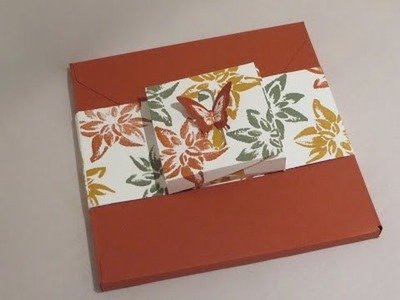 Butterfly Closure Gift Box, Video Tutorial using Stampin' Up Products