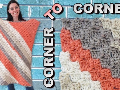 C2C Corner To Corner Baby Blanket - Rectangle Pattern