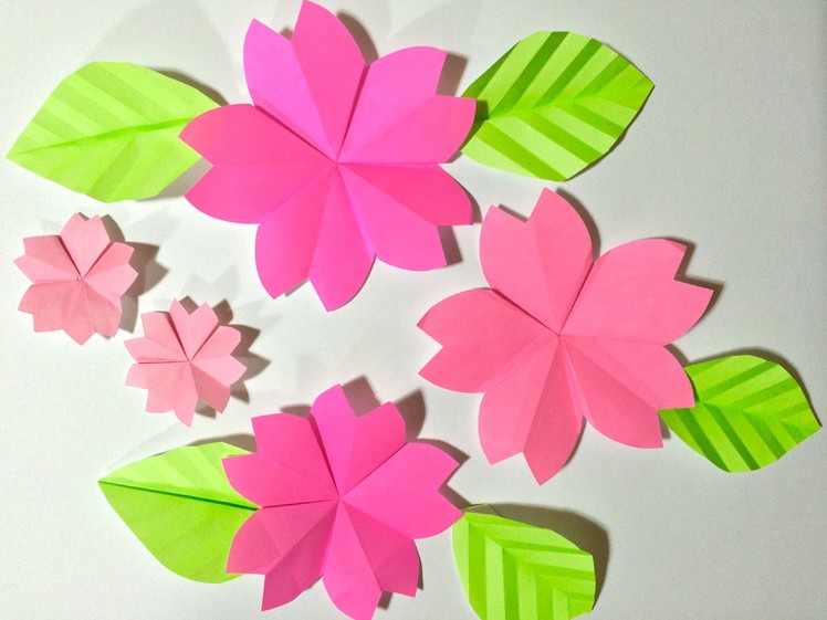折り紙 桜    Cherry Blossoms