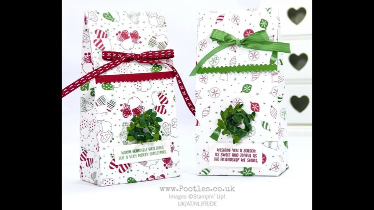 Christmas in July Big Bag using Be Merry Designer Paper