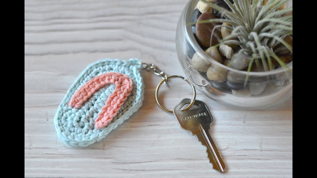Crochet Flip Flop Keychain Tutorial