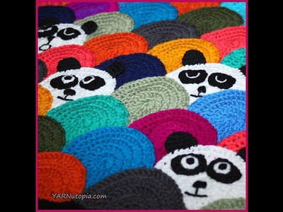 Crochet Tutorial: Roly Poly Panda Quilt