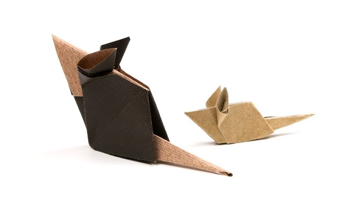 Cute Origami Mouse Tutorial ♥︎ Paper Kawaii