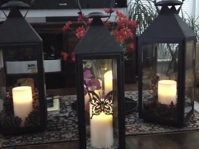 Decorating with lanterns for every season