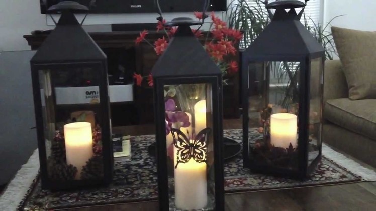Decorating with lanterns for every season