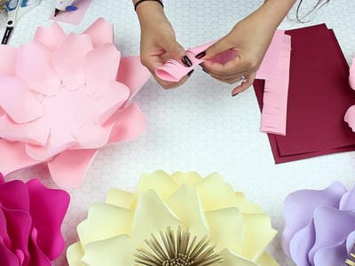 DIY Paper Flowers | Template #12 Version 2