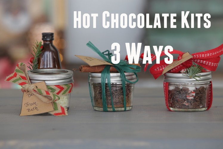 DIY Stocking Stuffer: Mason Jar Hot Chocolate Kits