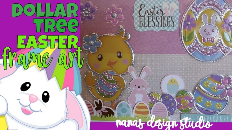 ???????????? Dollar Tree Framed Art: Easter Framed Art - Do-it-Yourself with Dollar Tree Stickers