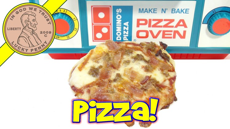 Domino's Make N' Bake Pizza Oven -  Meat Lover's Pizza!