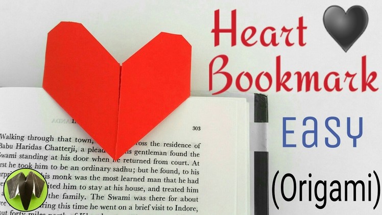 Easy Heart | Love Bookmark - DIY Origami Tutorial by Paper Folds - 718