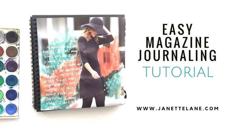 Easy Magazine Journaling Layout Tutorial