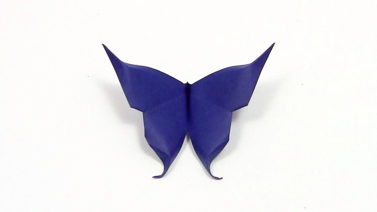 Easy Origami Butterfly animation - Yakomoga Origami tutorial