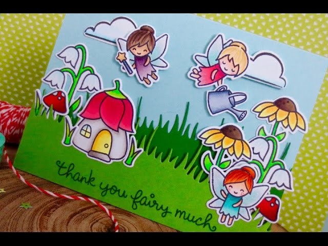 Fairy Friends | Lawn Fawn | Copic Coloring | KW Card Design Video Hop