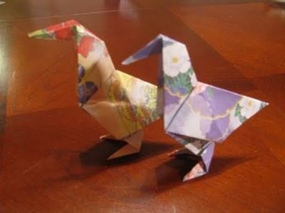 Fold a Simple Origami Bird