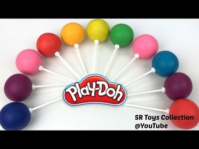 Fun Learning Colors and Numbers with Play Doh Lollipops Video for Kids