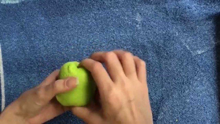 How to: apple with towel. manzana con toalla