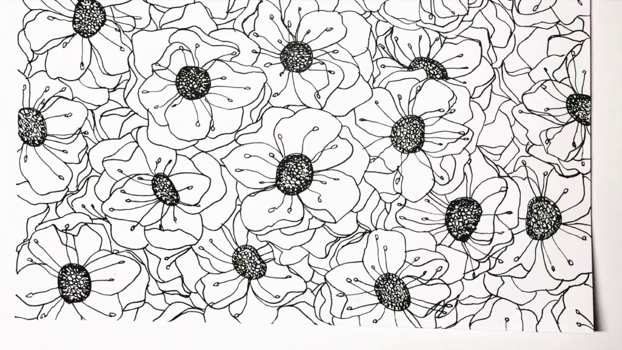 Drawing patterns. Цветы лайн паттерн. Цветы контур обои. Flower Linear pattern. Patterns of Flowers for Kids.