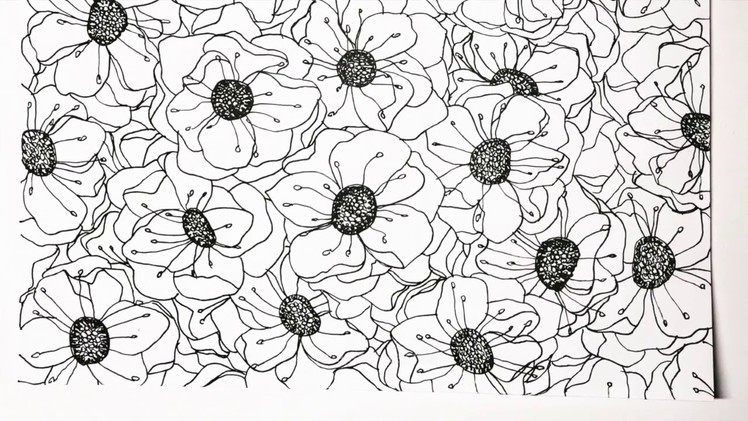How to Draw a Flower Pattern in 8 Easy Steps