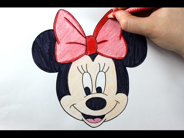 How to Draw Minnie Mouse - Easy Drawing Tutorial