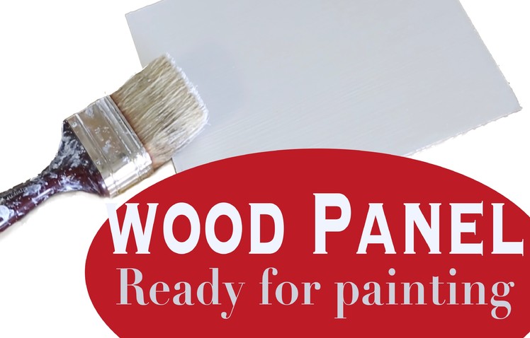 How to Gesso Artists' Wood Panel