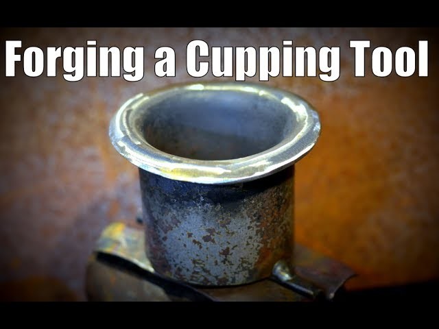 How to Make  a Blacksmith Cupping Tool. Swage Block Alternative