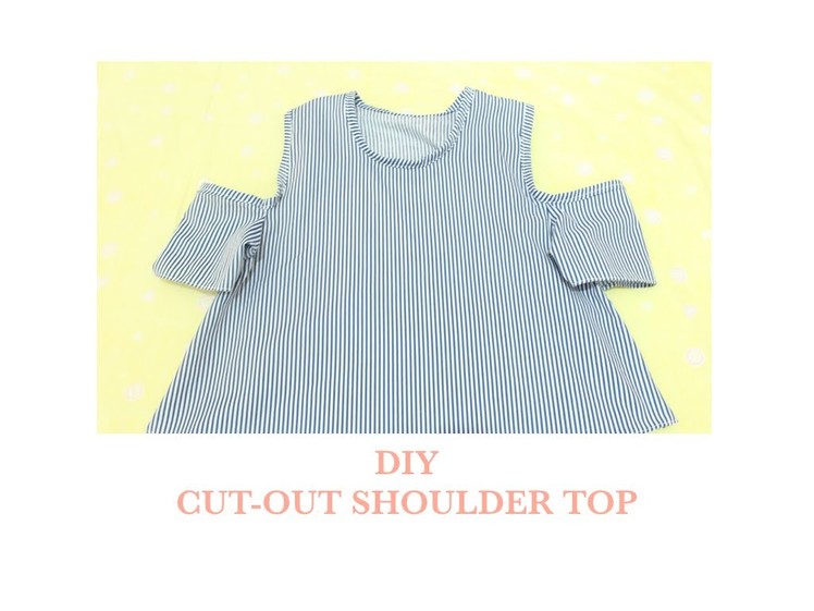 How to make a cut-out shoulder top