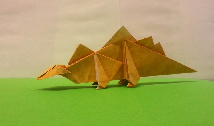 How To Make An Origami Stegosaurus