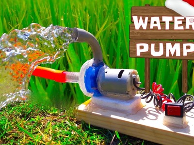 How to Make Powerful Water Pump - Wonderful  Home Made Pump
