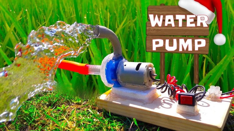 How to Make Powerful Water Pump - Wonderful  Home Made Pump