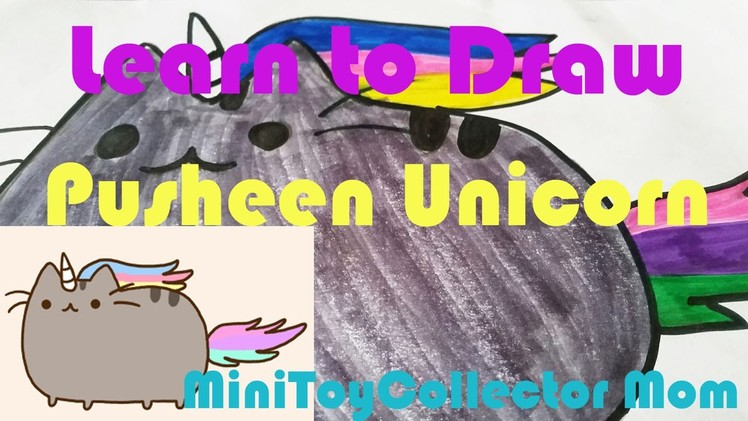 Learn How to Draw Pusheen Unicorn Cat