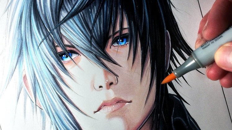 Let's Draw NOCTIS from FINAL FANTASY XV - FAN ART FRIDAY