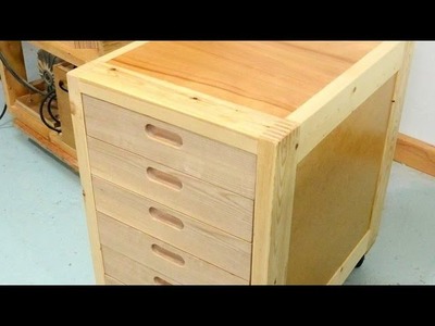 Making drawers with recessed handles