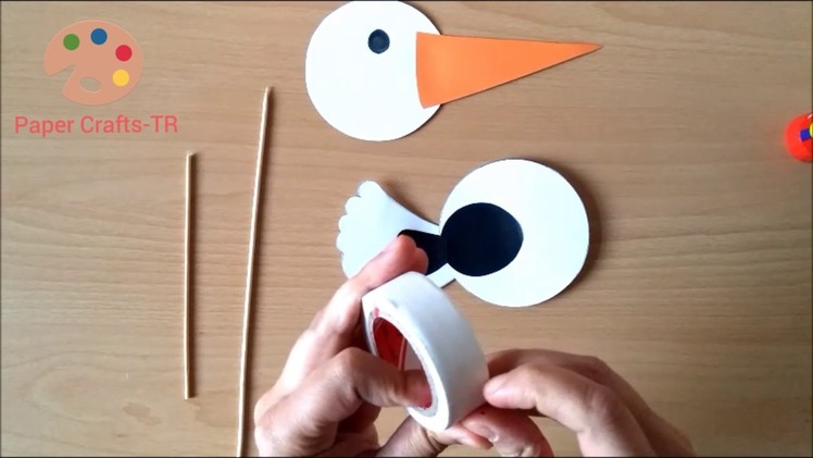 Making Stork For Preschool Kids
