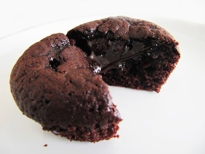 Molten Chocolate Lava Cupcake Quick & Easy Cake Recipe