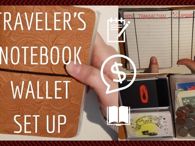 My Traveler's Notebook WALLET Set Up!