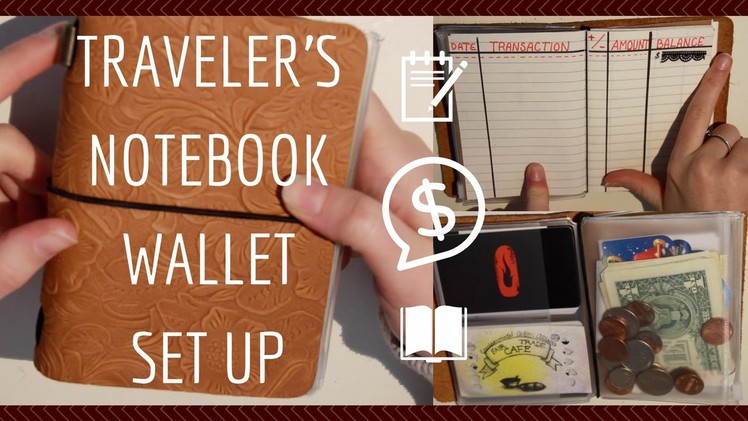 My Traveler's Notebook WALLET Set Up!