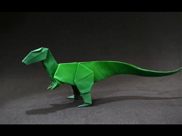Origami: Dinosaur Velociraptor