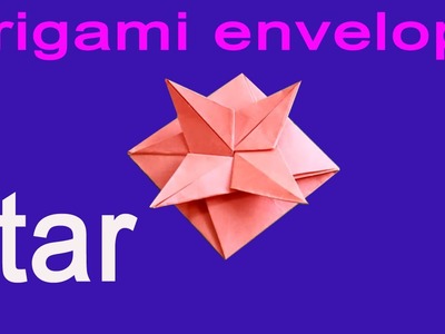 Origami envelope - star