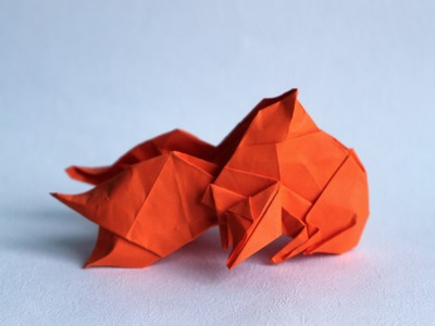 Origami fantail goldfish by Ares Alanya